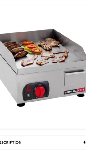 Anvil Flat Top Grill 400mm Electric