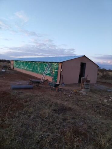 Chicken house and fencing