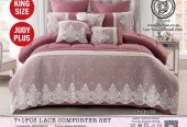 8 piece lace comforter