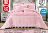 8 piece lace comforter